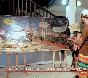 Mythes et légendes inspirent les artistes au parc forestier ©Caledonia
