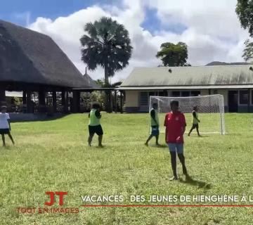 Vacances : des jeunes de Hienghène à la découverte de Bourail ©Caledonia