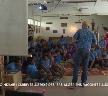 Poindimié : l'arrivée des premiers Algériens racontée aux collégiens ©Caledonia