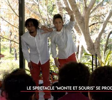 Le spectacle "Monte et Souris" se produit à Nekliaï ©Caledonia