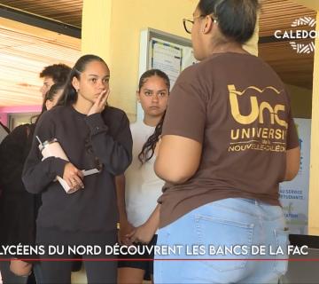 Les lycéens du Nord découvrent les bancs de la fac ©Caledonia