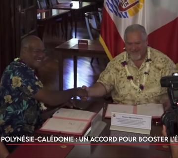 Polynésie-Calédonie : un accord pour booster l'économie ©Caledonia/TNTV