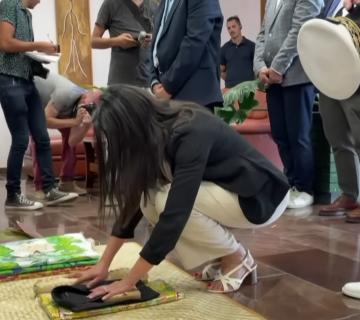 Naima Moutchou en province Nord