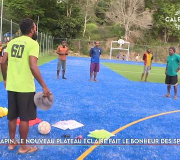 À Gohapin, le nouveau plateau éclairé fait le bonheur des sportifs